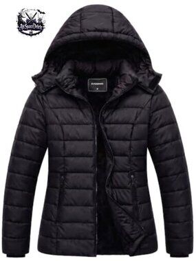 Women's Waterproof Down Puffer Coat Warm Quilted Winter Parka